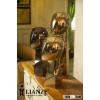 chrome head store display props for hat