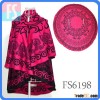 circle pashmina poncho cashmere like poncho with hole