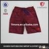 Peach Skin Red Print Men board shorts / beach shorts