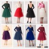 fashion multi layers long tulle skirts high waist women tutu skirt