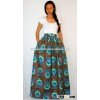 Women African Print Long Maxi Skirt,Custom Printed African Skirts for Women