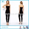 2016 Slim FIt Sexy Black One Piece Women Jumpsuit with Sweetheart Neck