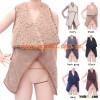 Factory furry reversible women vest