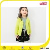 Custom kids school cardigan sweater,fashion knitted kids green cardigan