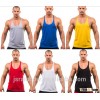 2016 In stock wholesale plain gym tank tops men gym tank tops custom gym tank top