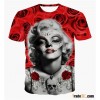 new fashion The Thinker Printing Abstract t-shirt Unisex Women/Men Casual custom 3d t shirt harajuku