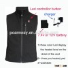 2016 winter high quality rechargeable battery waterproof heated vest