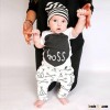 Newborn Baby Cotton Outfit Cute Kid Boys Clothing Set Printed Tshirt and Pants 2pcs Set Outfit Cloth