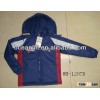 blue printed boys padded coats/jackets with hood stocklots/closeout