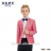 ELPA 2016 notch lapel single breasted double back vent backtracker pink linen Boy blazer for wedding