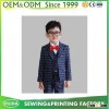 korean style children plaid tuxedo suits boys autumn wedding suits for sale