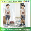 Custom children boys fashion sleeveless printing t shirt boys nice printed vest
