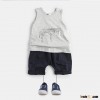 Creative children vest in the summer of 2016 the new children's clothing embroidery pony vest