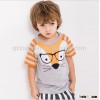 2016 childrens clothing wholesale boutique clothing summer boys stylish printing stripe short sleeve