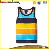 Latest design summer tops stripe sleeveless new design kids cotton vest