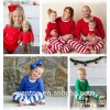 Wholesale stripe cotton kids christmas pajamas