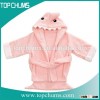 Wholesale western cotton fleece animal terry kids Baby Hooded Bath Robe bathrobe