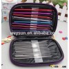 aluminum knitting needles crochet hooks set Hooks Needles 22pcs/set DHL Freeshipping