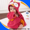 Lovely wholesale quick-drying terry cotton animal hooded baby bathrobe