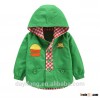 baby kids girls spring style thin cardigan embroidery jacket coat with hood and lining