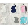 Pokla Dot Boutique Girl Ruffled Dress and Leggings set