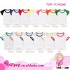 Summer short sleeve New children raglan small kids shirt cotton t-shirt wholesale with mix color