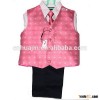 Customized best sell high quality boys waistcoat suit