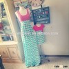 Mommy and me maxi dress mother and daughter dress design kids clothing wholesale girls birthday dres