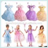 New Girls Cinderella Dresses Children Snow White Princess Dresses Rapunzel Aurora Kids Party Costume
