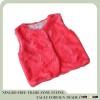 Ningbo Flying eagle high quality 100% polyester faux fur girls vest