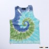 Kid's 100% cotton tie dye vest/tank tops
