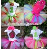 Kids tutu skirts factory directly children tutu rainbow baby girls tutu skirt
