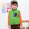 Stock Micro Polar Fleece Children Baby Waistcoat for Autumn and Winter