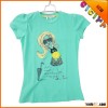 Wholesale new summer top fashion printing designs teen girl t shirt