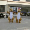 China professional costume supplier adult kangaroo couple mascot costume