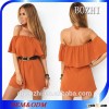 Off The Shoulder Woman Dress 2016 Latest Design Women Fashion Dresses