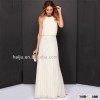 2016 Europe new design fashion sleeveless ruffle sexy prom dress