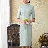 Elegant fashion embroidered Elegant fashion embroidered lace cheongsam quality wholesale modern cheo