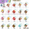 Diy 4 or 2 or multiple holes plastic resin buttons for children 's clothes