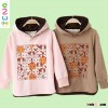Korean Girls Kids Wholesale Fleece Cartoon Cheap Hoodies