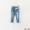 Spring Style Children's Clothes Girls Wash Jeans New Style Bowknot Children's Pants