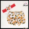 2016 yawoo pineapple patterns shorts matching headband cute kids summer clothes baby girls shorts