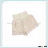 Wholesale Baby Ruffled Bloomers Lace Solid Color Yarn Dyed Shorts Summer Girls Shorts Casual Lace Sh