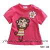 2015 new cartoon kids clothes wholesale apparel 100%Cotton cartoon clothes Short sleeve t-shirt ODM/
