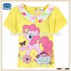 2-6y (K6355) nova baby clothes ready stock child 100% cotton top printing my little pony girls t shi
