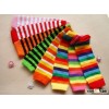 rainbow color leg warmer for baby wholesale leg warmer