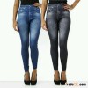 Custom jeans printed leggings, tight women jeggings super slimming
