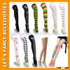 PGSK0178 Wholesale Halloween blood stockings rainbow stripe christmas stocking various cosplay acces