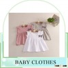 high quality 100 cotton sleeveless blank baby t shirt baby dress