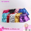 Hot sales fancy fashion baby kids sequin shorts mixed colors sequin shorts wholesale girls with bow
